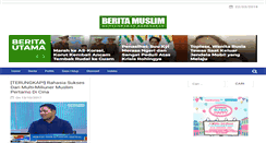 Desktop Screenshot of berita-muslim.com